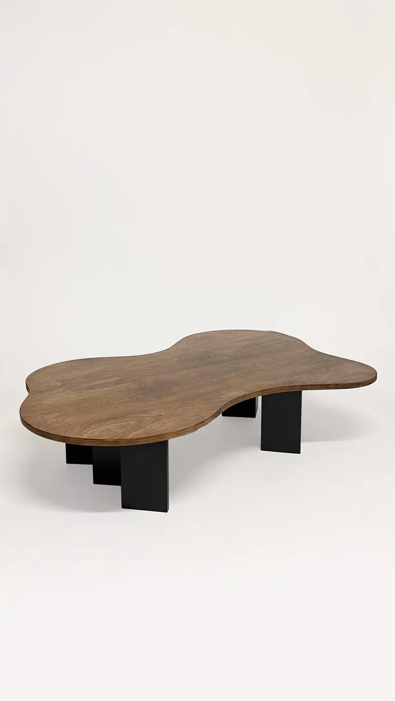 Spill Table - Oak Black by Goons