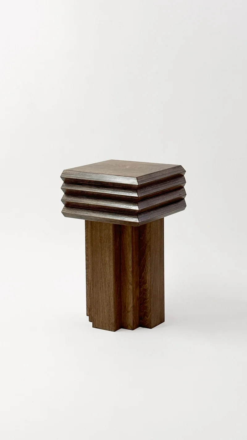 MM Stool - Dark Oak by Goons