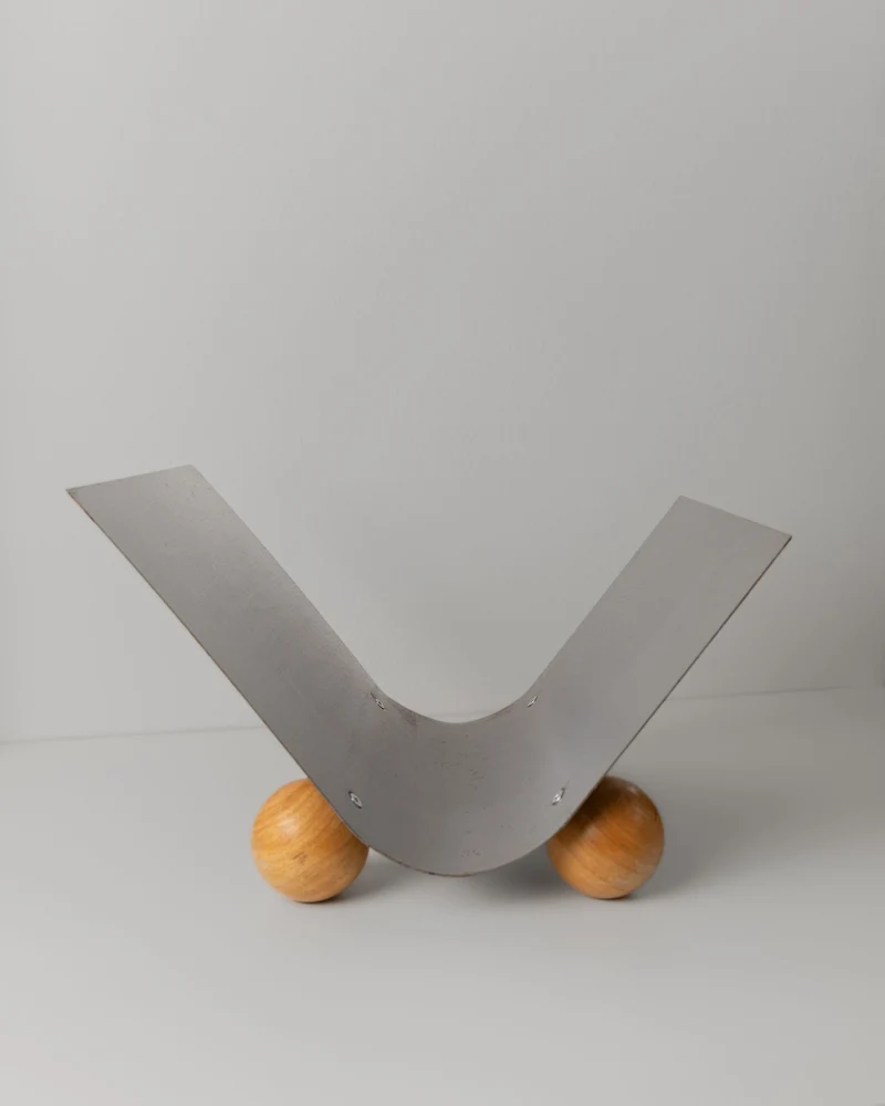 Vintage Metal Magazine Rack