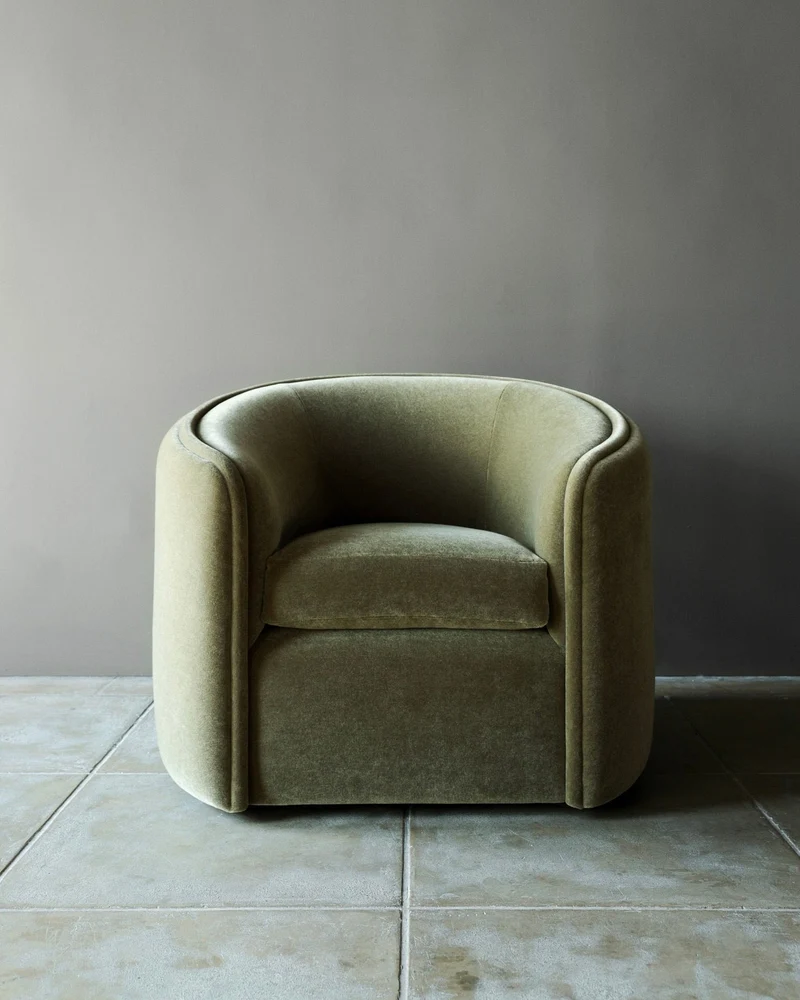 'DE GAULLE' Mohair Armchair