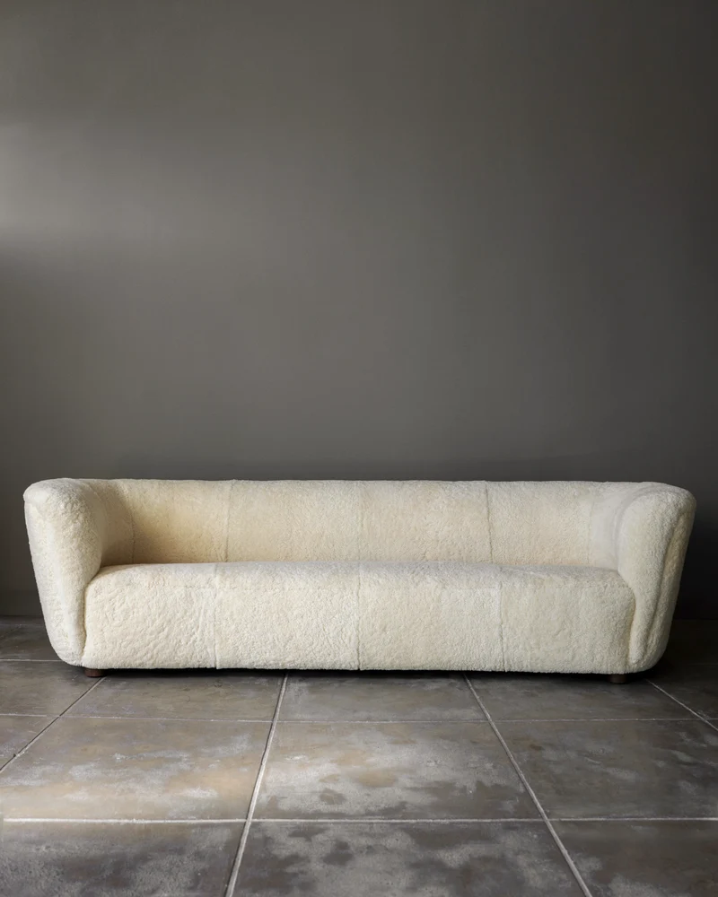 Fritz Hansen Sofa in Shearling