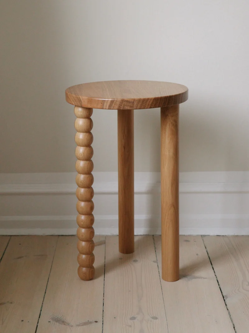 Piloti Side Table in Oak