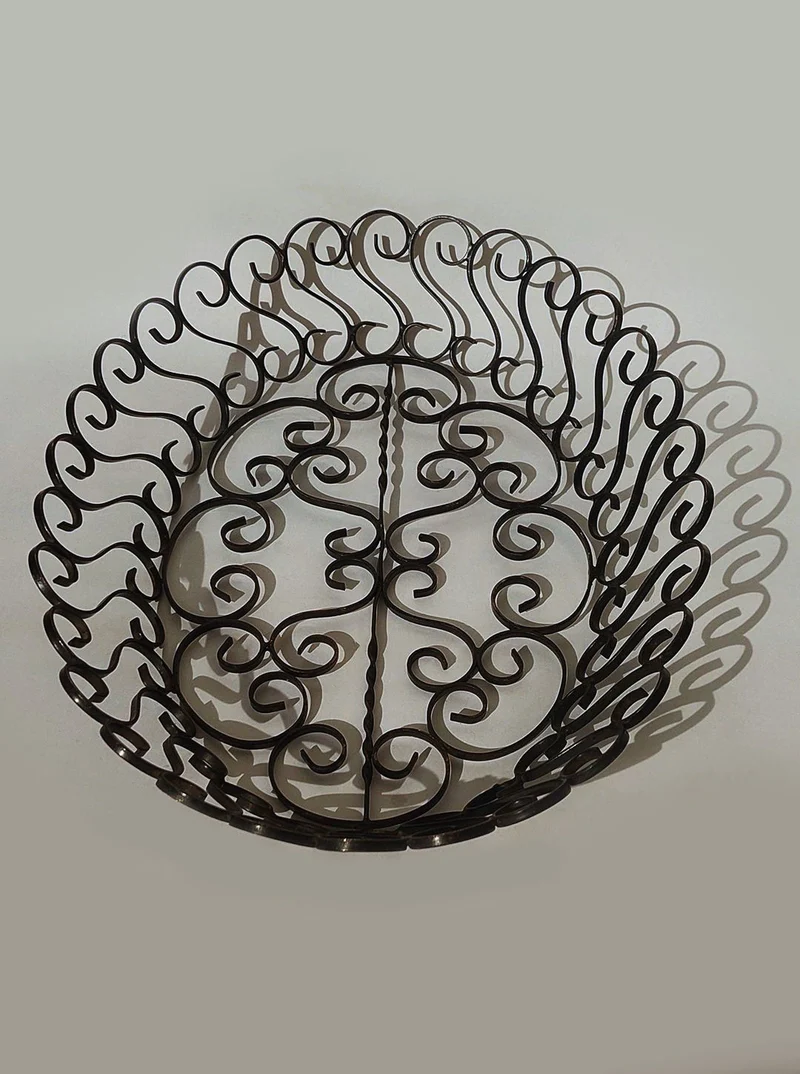 Wrough Iron Basket, 1950s