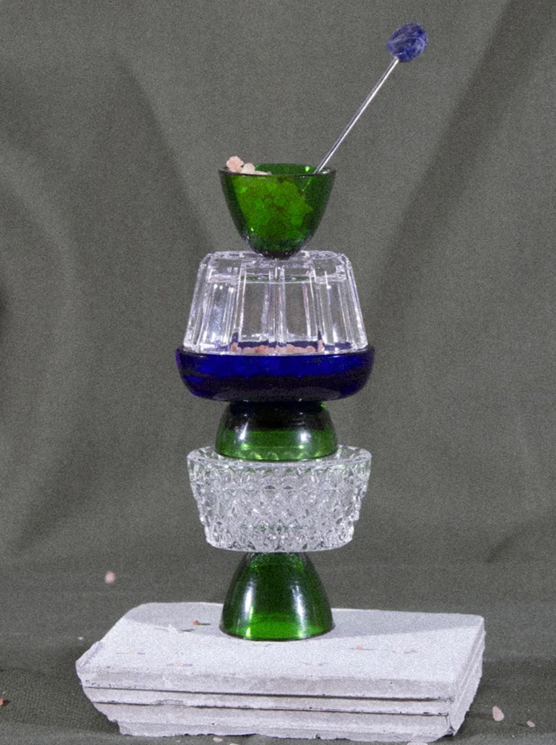 Diamantino Salt Cellar Green