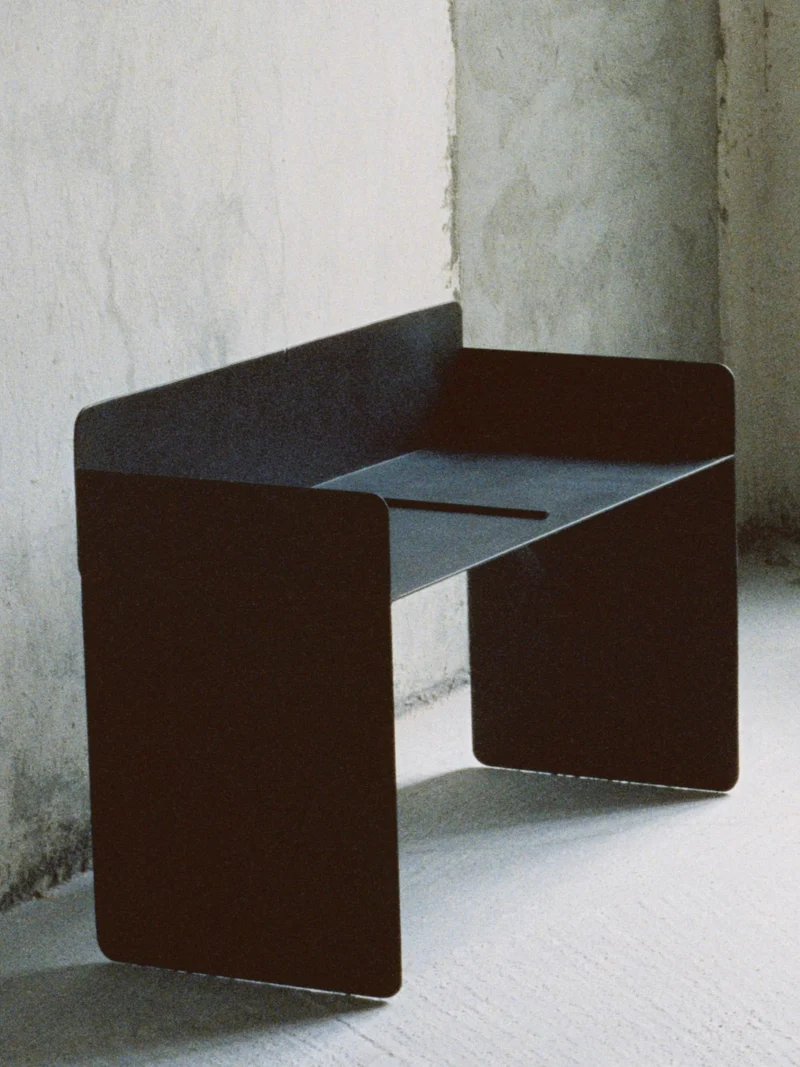 The Bench - Brutalist Bench in Steel