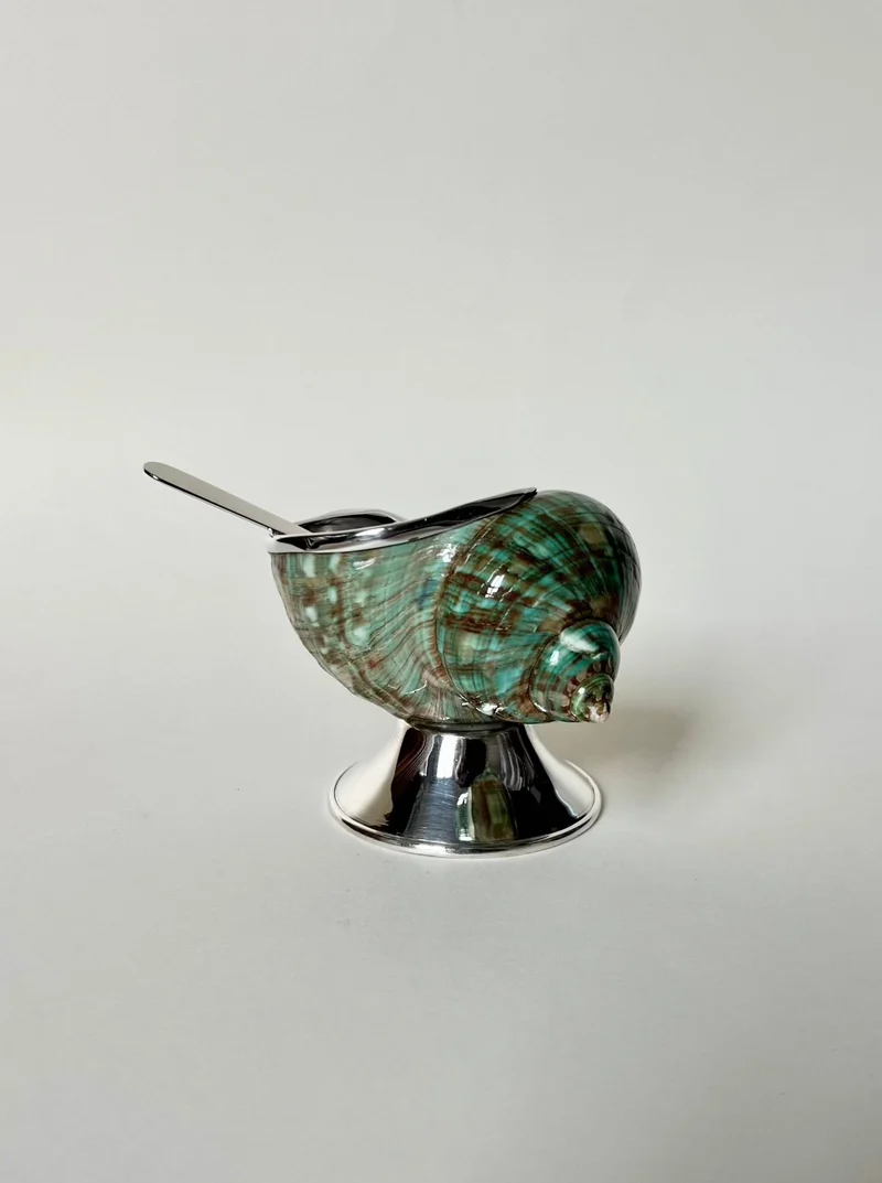 Jade Shell Sugar Bowl