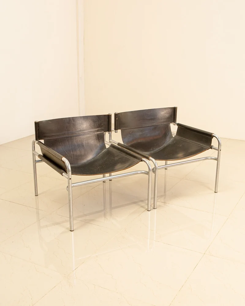 Pair of "SZ14" Armchair by Walter Antonis for Spectrum 60's