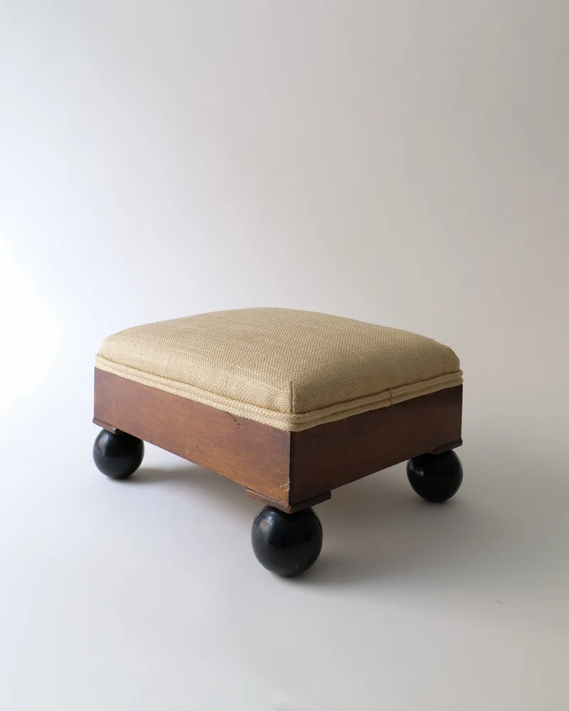Swedish Ottoman Stool 1800s