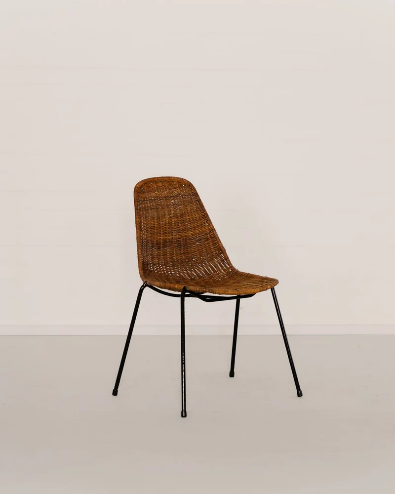 Basket Chair by Gian Franco Legler for Bonacina