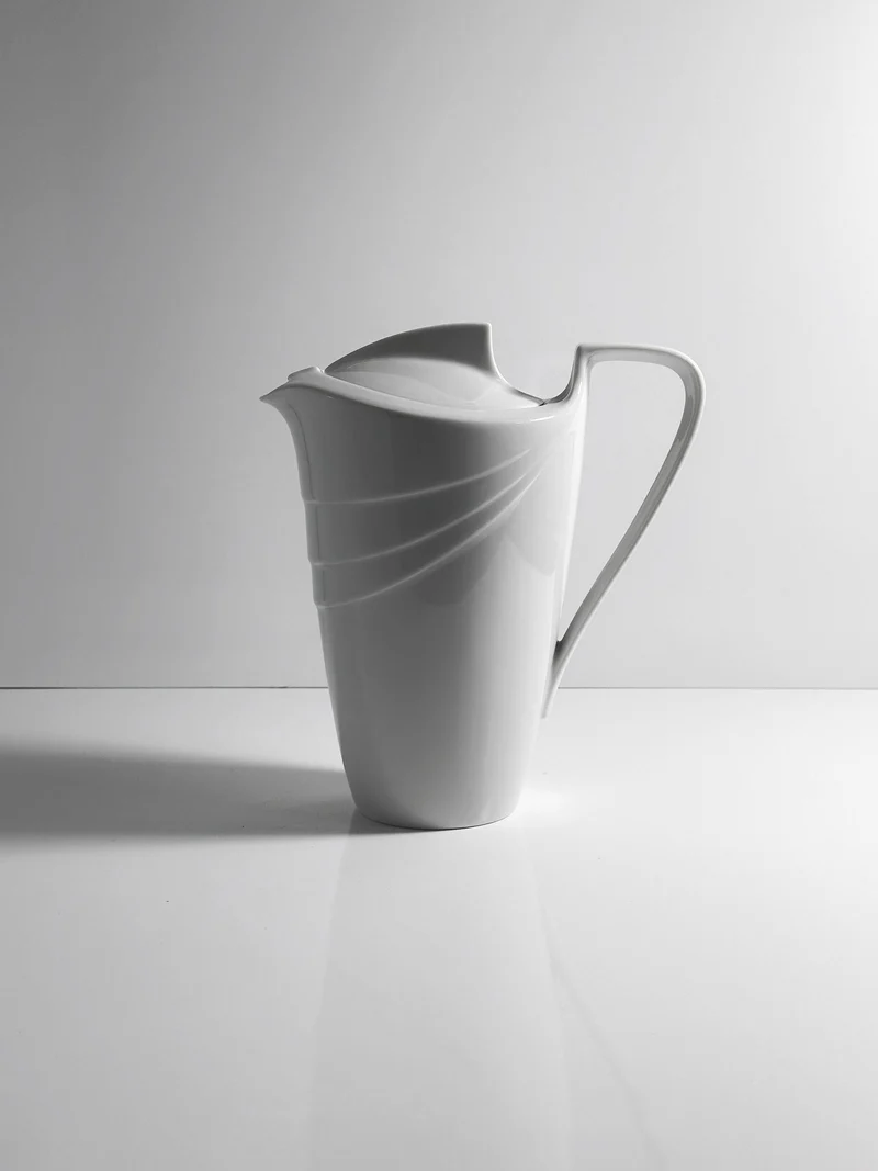 Art Deco Porcelain Pitcher - 1980s