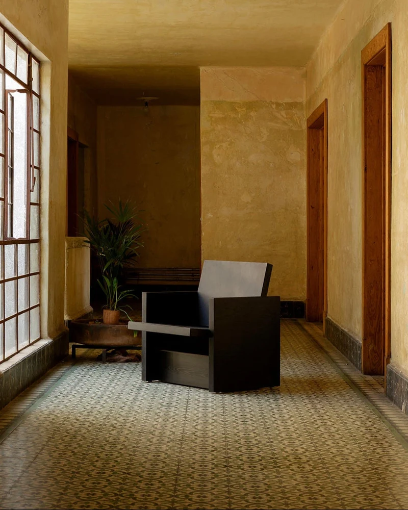 'Clavijero' Lounge Chair | Black Oak