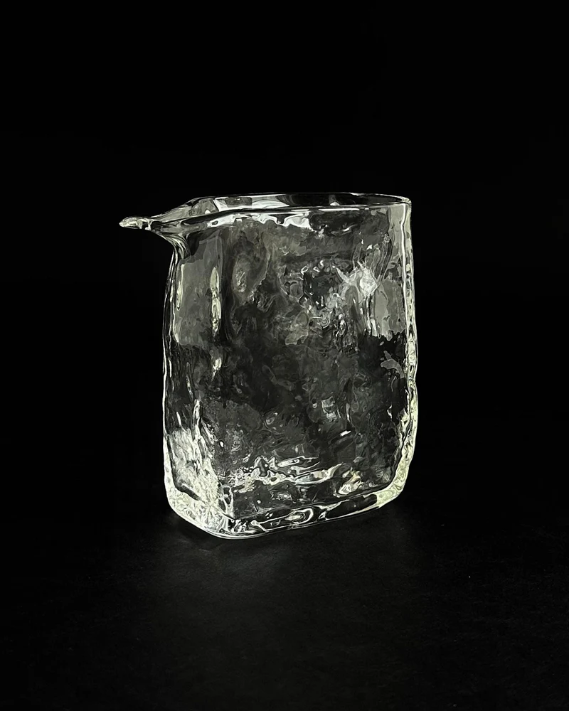 'DELIRIUM' small glass pitcher