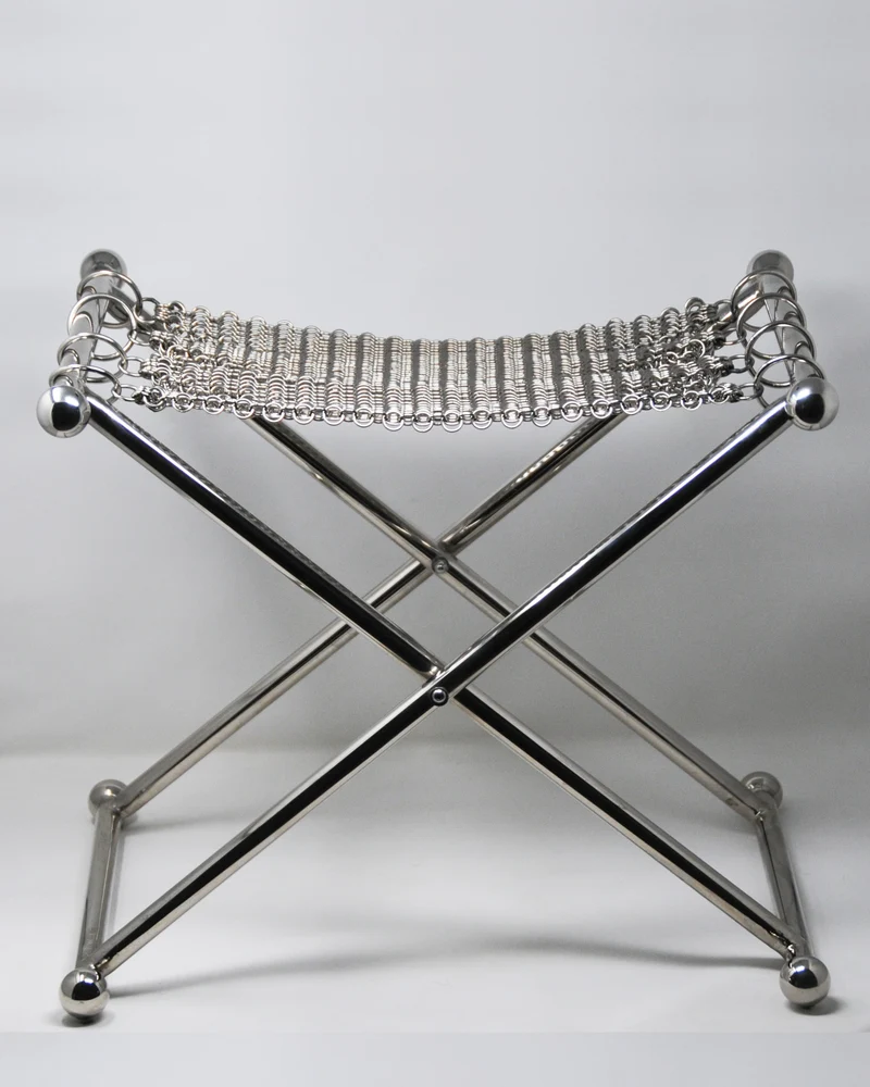 Chainmail Camping Stool