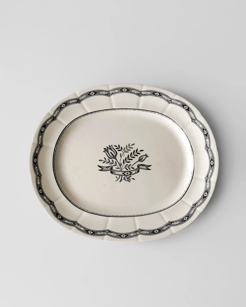 Gustavsberg Oval Serving Platter, 1930s