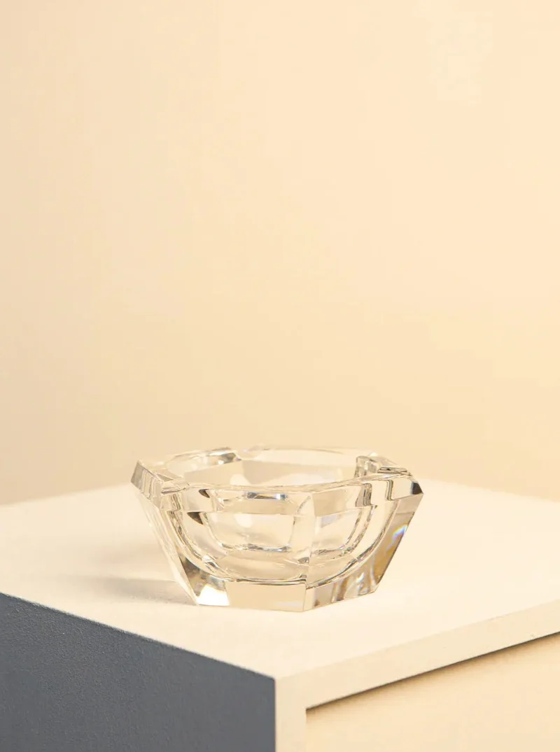 Italian "Diamant" Ashtray in 60's Crystal