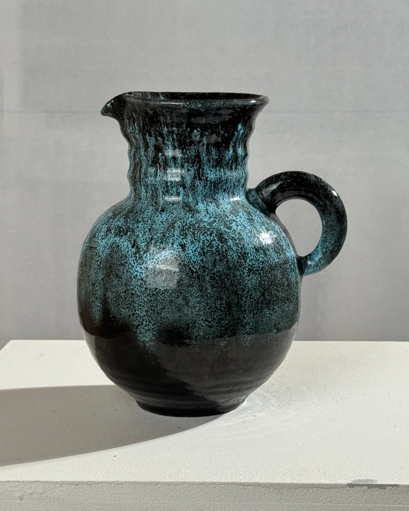 Ceramic pitcher by the Accolay Potters, 1960s