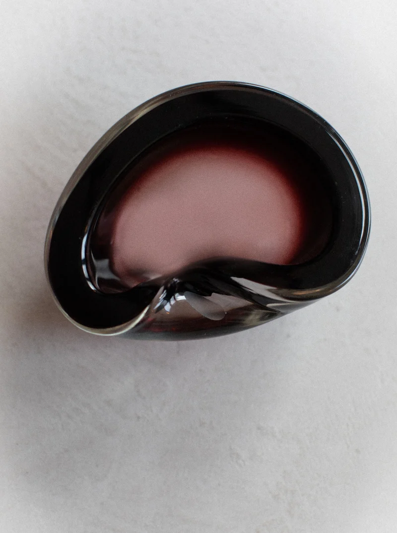 Avant Garde Glass Ashtray