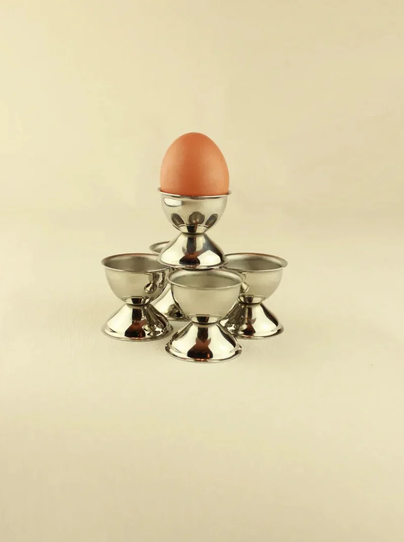 Inox Egg Cups Set