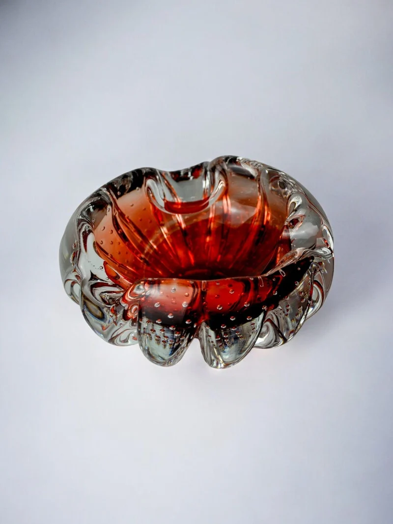 Sommerso Ashtray by Flavio Poli for Seguso, Italy, 1970s