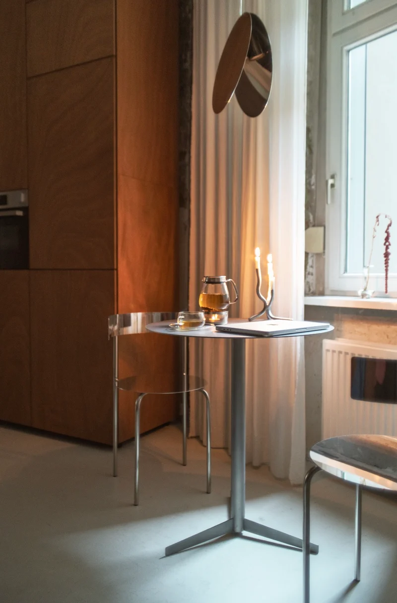 Table - Isla x Paul Delrez - Stainless Steel