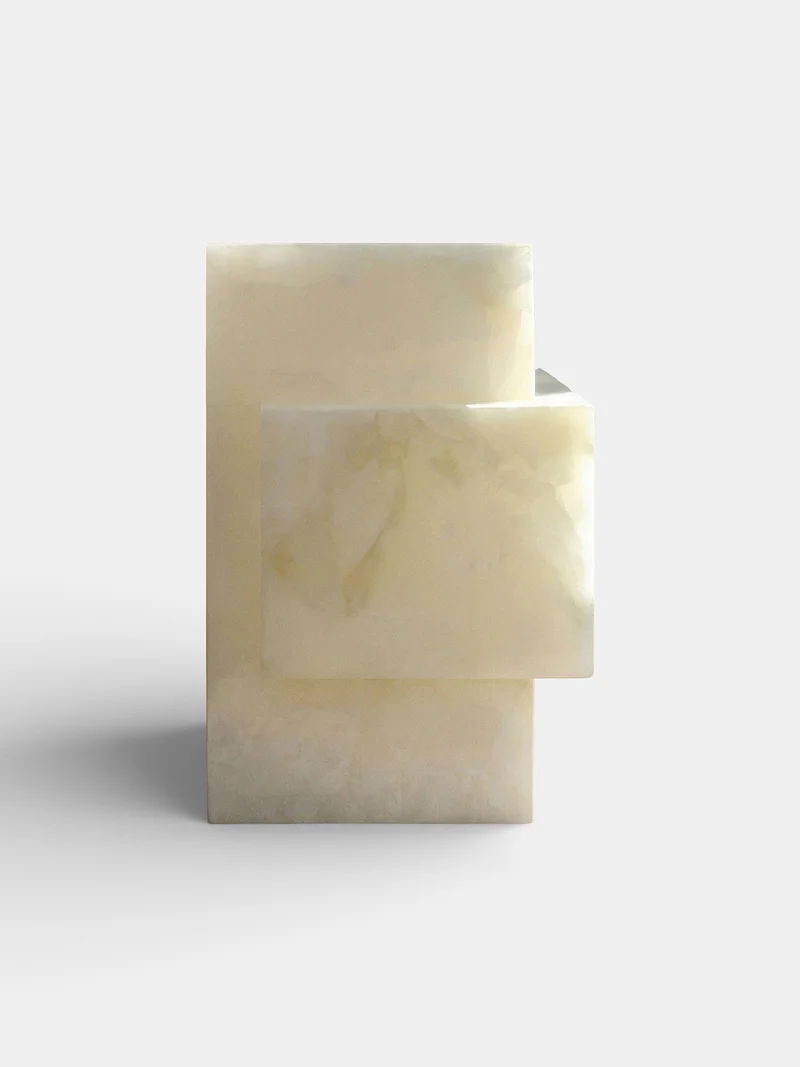 Ella White Onyx - Marble Coffee Table