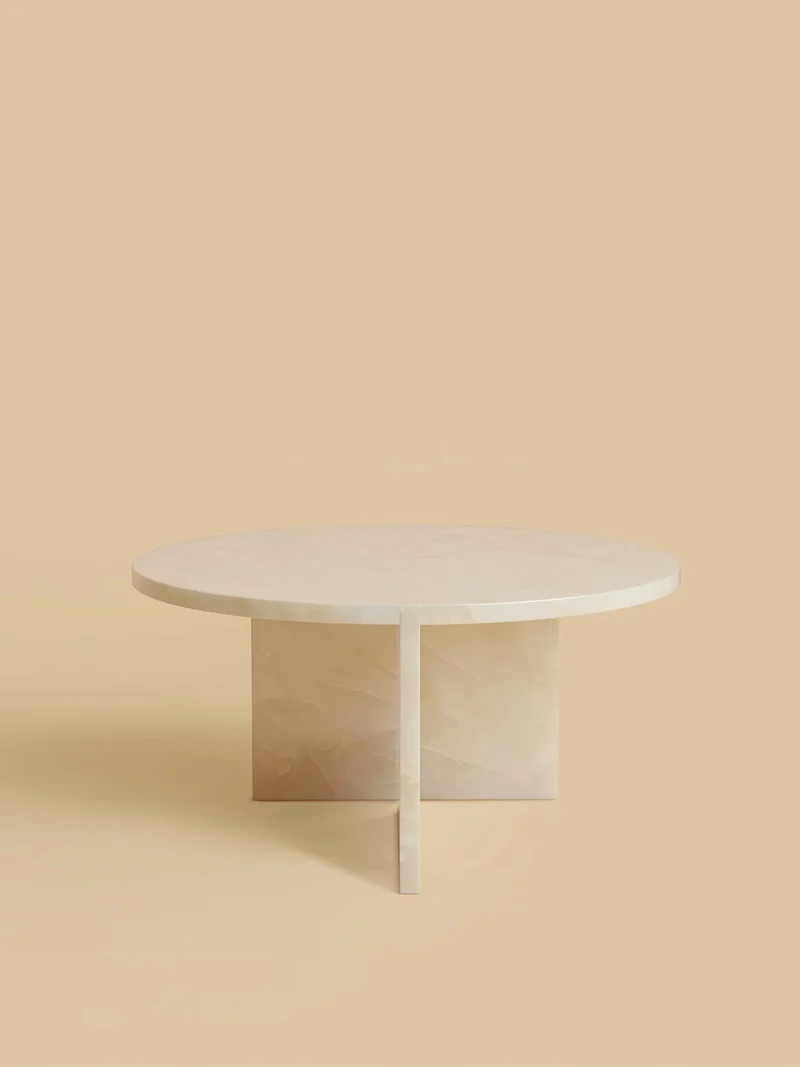 Round Marble Coffee Table - HASHI Series