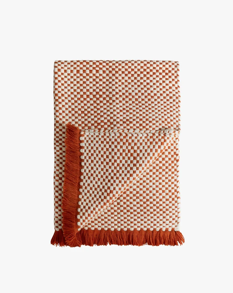 Damier Throw - Red