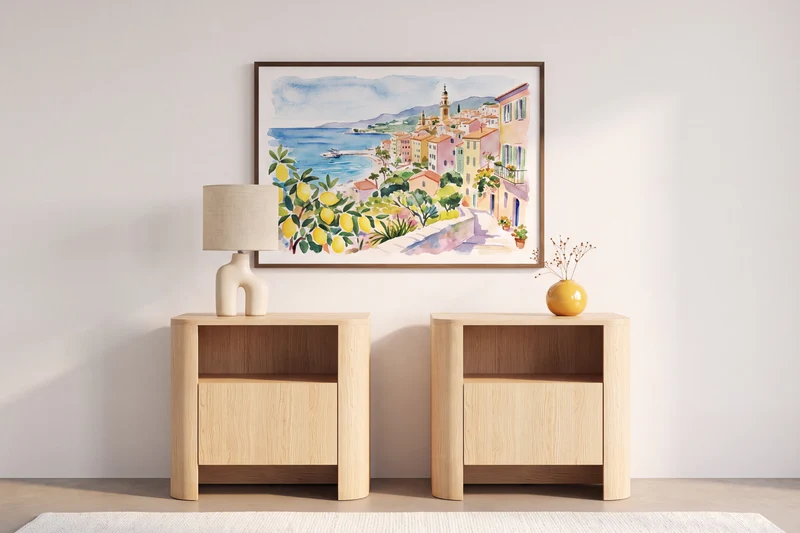LOT TOSCANE - TABLE DE CHEVET