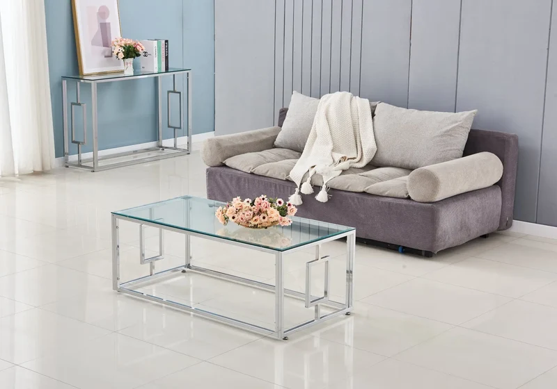 Table basse en verre trempé - Glory