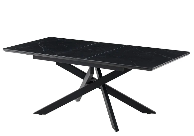 Table extensible céramique marbre noir - Joy