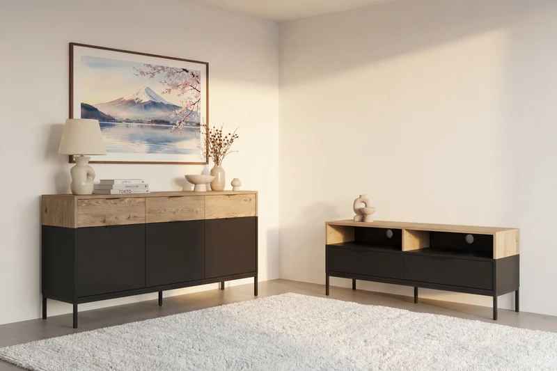 ELINE - Ensemble mini Buffet & TV
