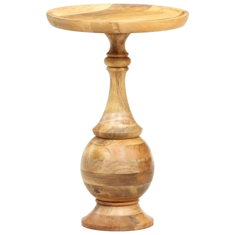 Table d'appoint support de plantes 43 x 43 x 66 cm bois de manguier massif brun DEC032520
