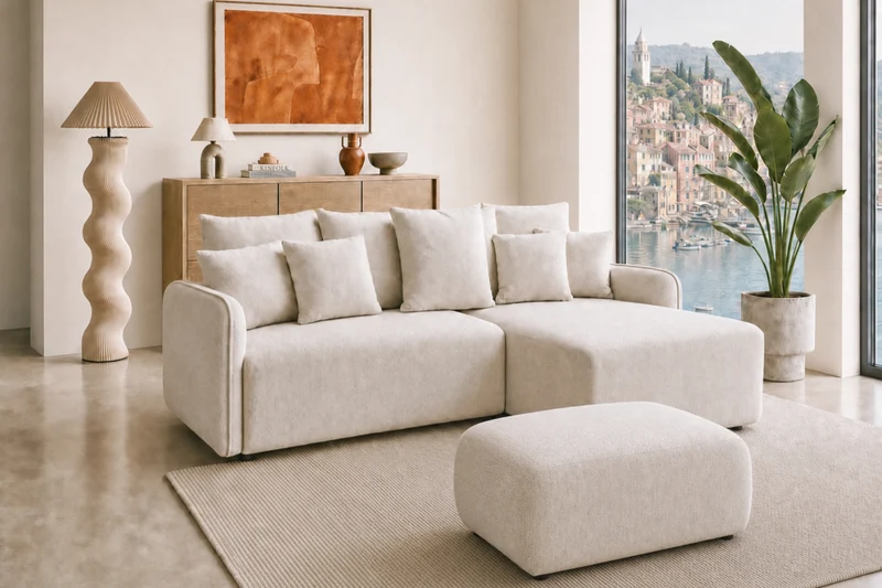 DUO PORTOFINO - Tissu chenille
