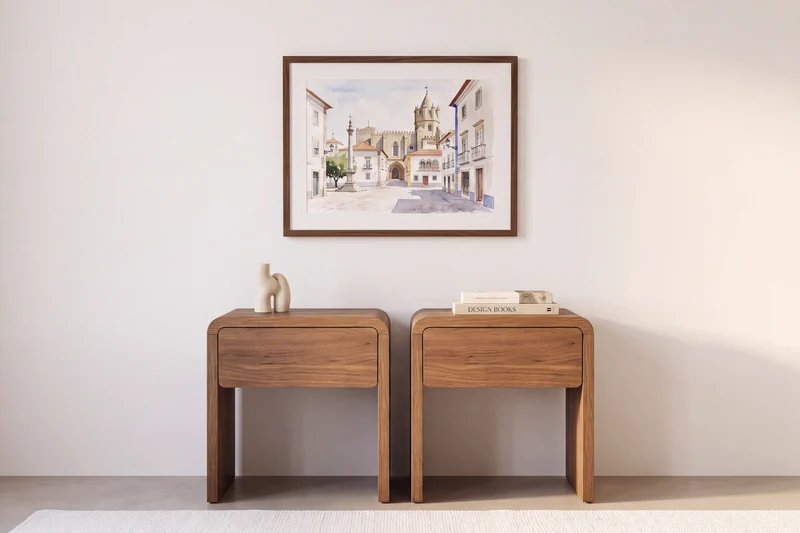 LOT EVORA - TABLE DE CHEVET