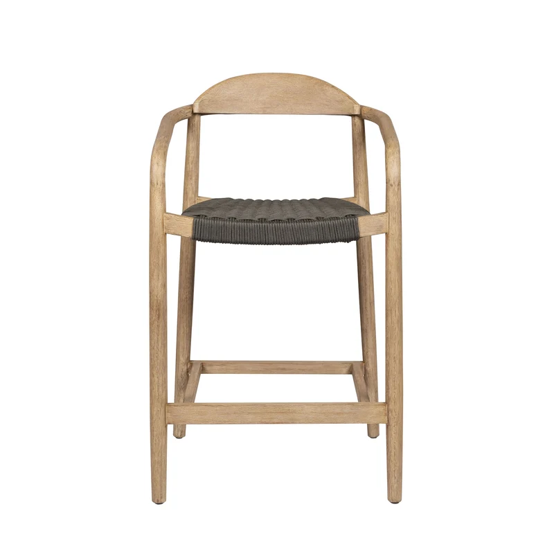 Chaise snack Eucalyptus et corde kaki