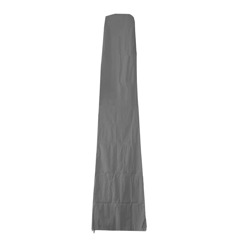 Housse de protection 370 cm pour parasol XXL Couverture avec fermeture éclair – Gris anthracite 04_0007040