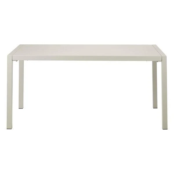 Table repas outdoor 160cm métal beige