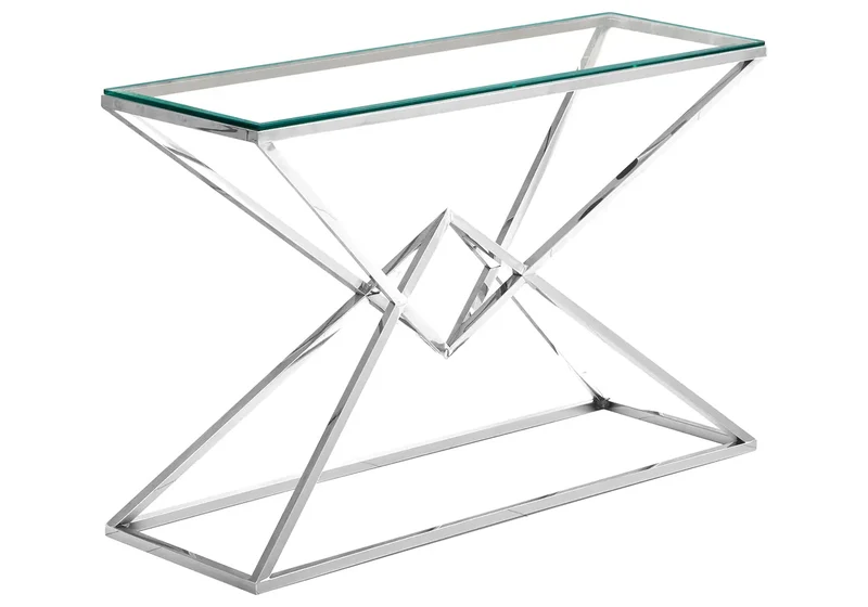 Console argentée design - Luxor