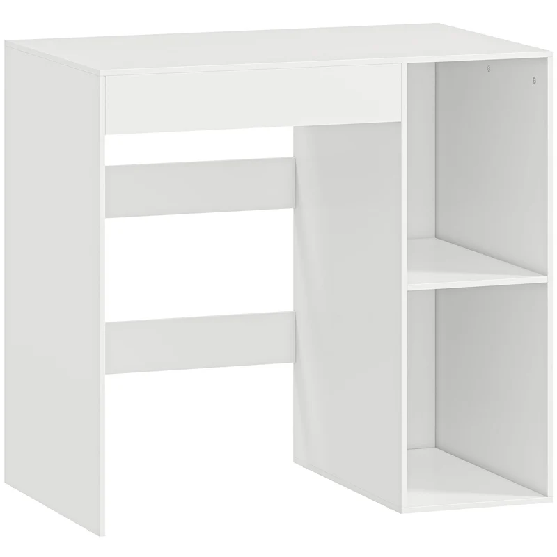 Meuble au-dessus de machine à laver 96 x 60 x 90.5 cm gain de place rangement sûr moderne en panneau de particules blanc 21_0002127