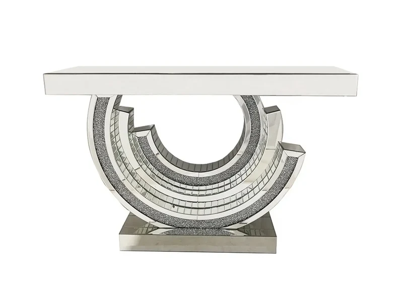 Console miroir design diamant - Ava