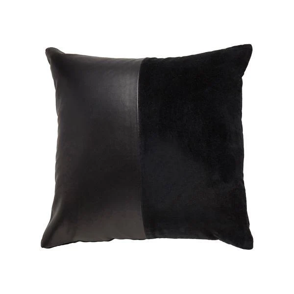 Coussin forks noir carré
