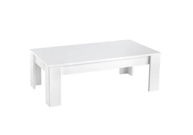 Table basse laqué blanc MODENA