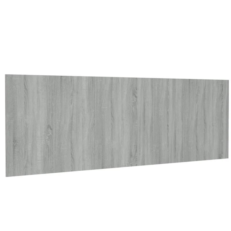 Tête de lit accessoire couchage chambre à coucher meuble murale 240 x 1,5 x 80 cm MDF gris TDL0202492