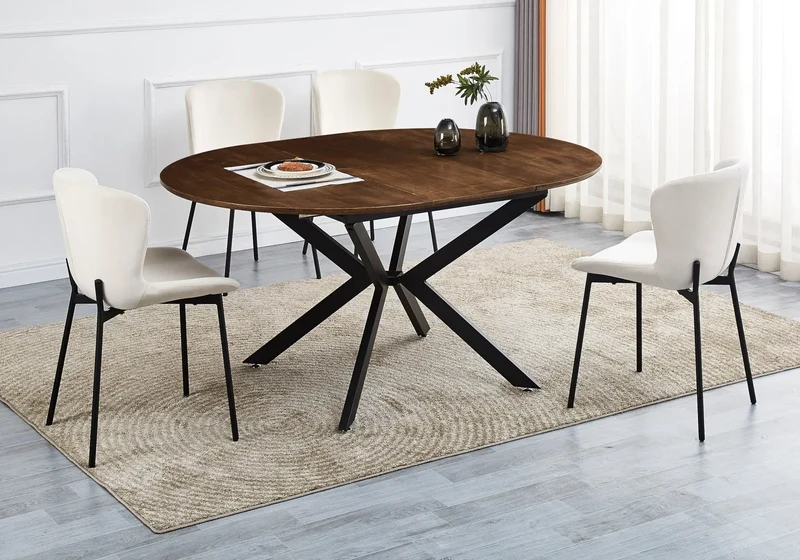 Table extensible chêne pied noir - Meta