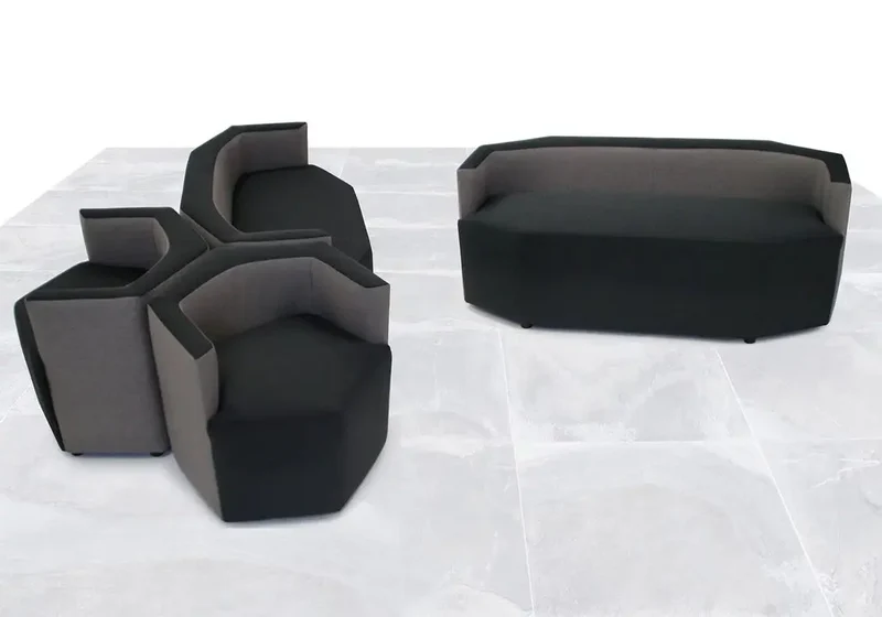 Canapé design italien modulable géométrique - Tiana