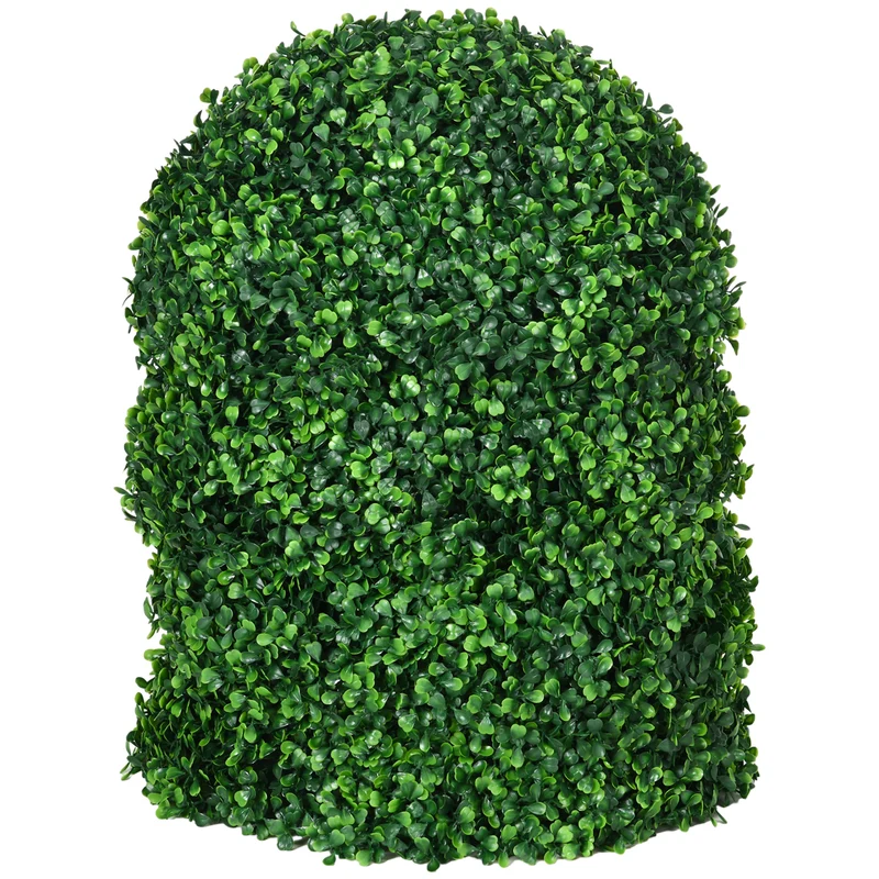 Lot de 2 boules de buis déco pour intérieur et extérieur 40 x 40 x 40 cm réaliste sans entretien tendance en pe vert 21_0001300