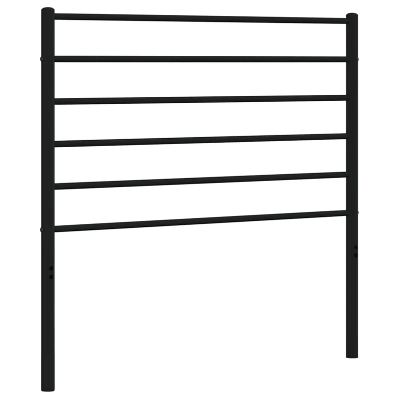 Tête de lit accessoire couchage chambre à coucher meuble 100 cm métal noir TDL0202450