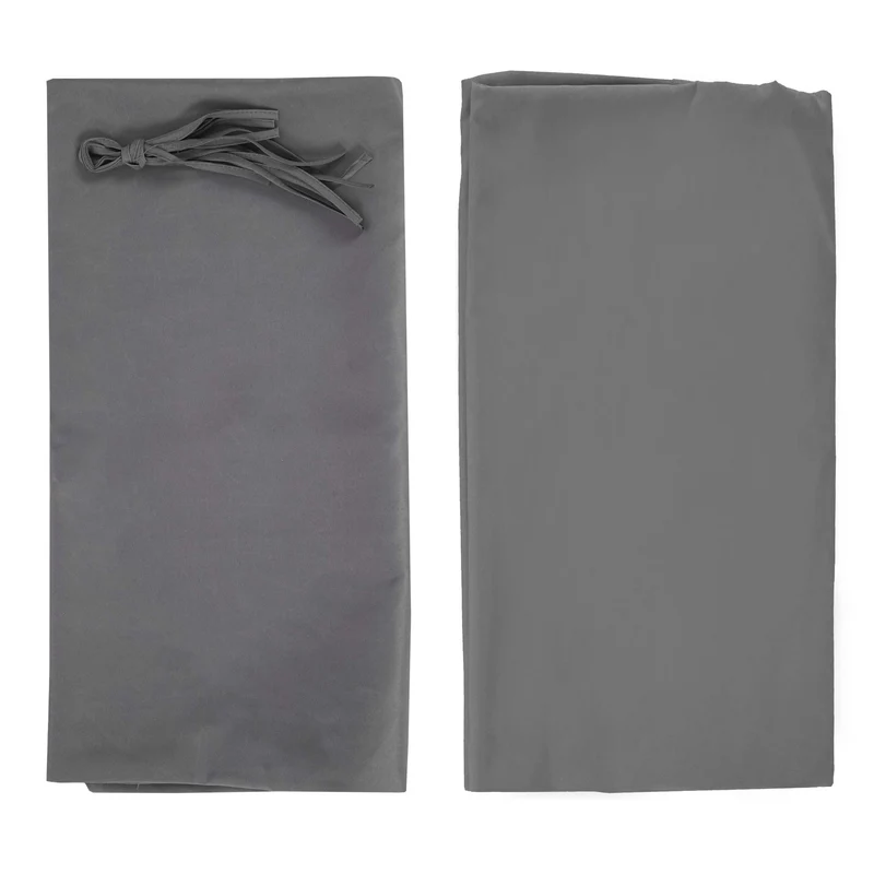 Toile de remplacement pour pergola 3x3 m protection UV30+ imperméable toile en polyester gris 04_0011047