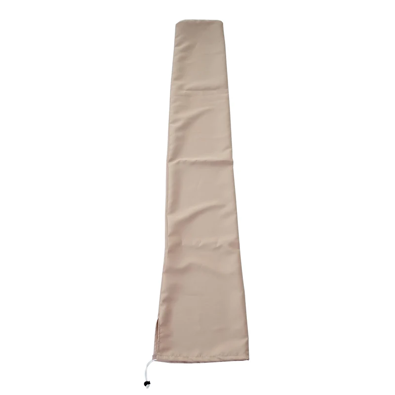 Housse de protection pour parasols jusqu'à 3m, housse avec cordon de serrage crème 04_0002550