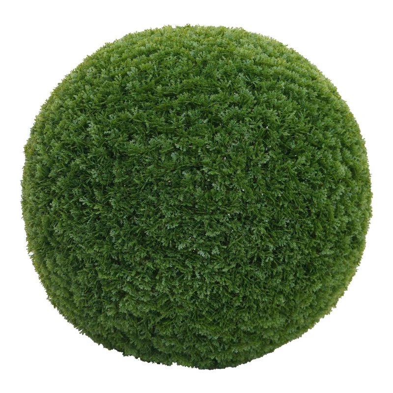 Boule de thuya artificielle Ø 52 cm plante décorative effet cyprès intérieur extérieur résistante UV 04_0009185
